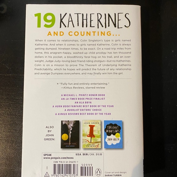 An Abundance of Katherines by John Green - Picture 2 of 3